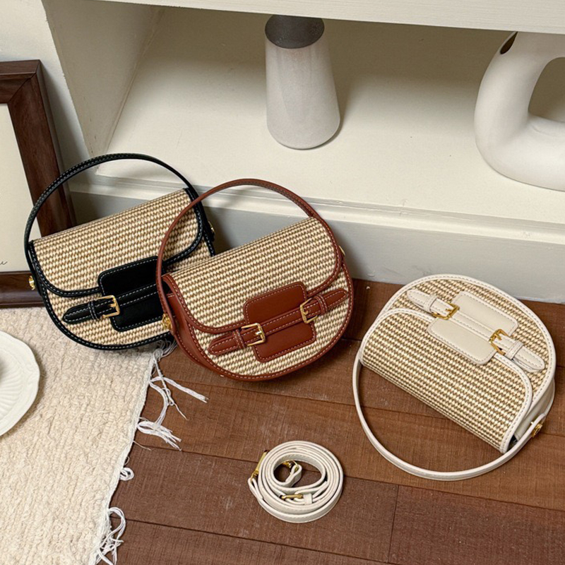 England Style Mini Straw Saddl - Women Bags Luxury recension och pris