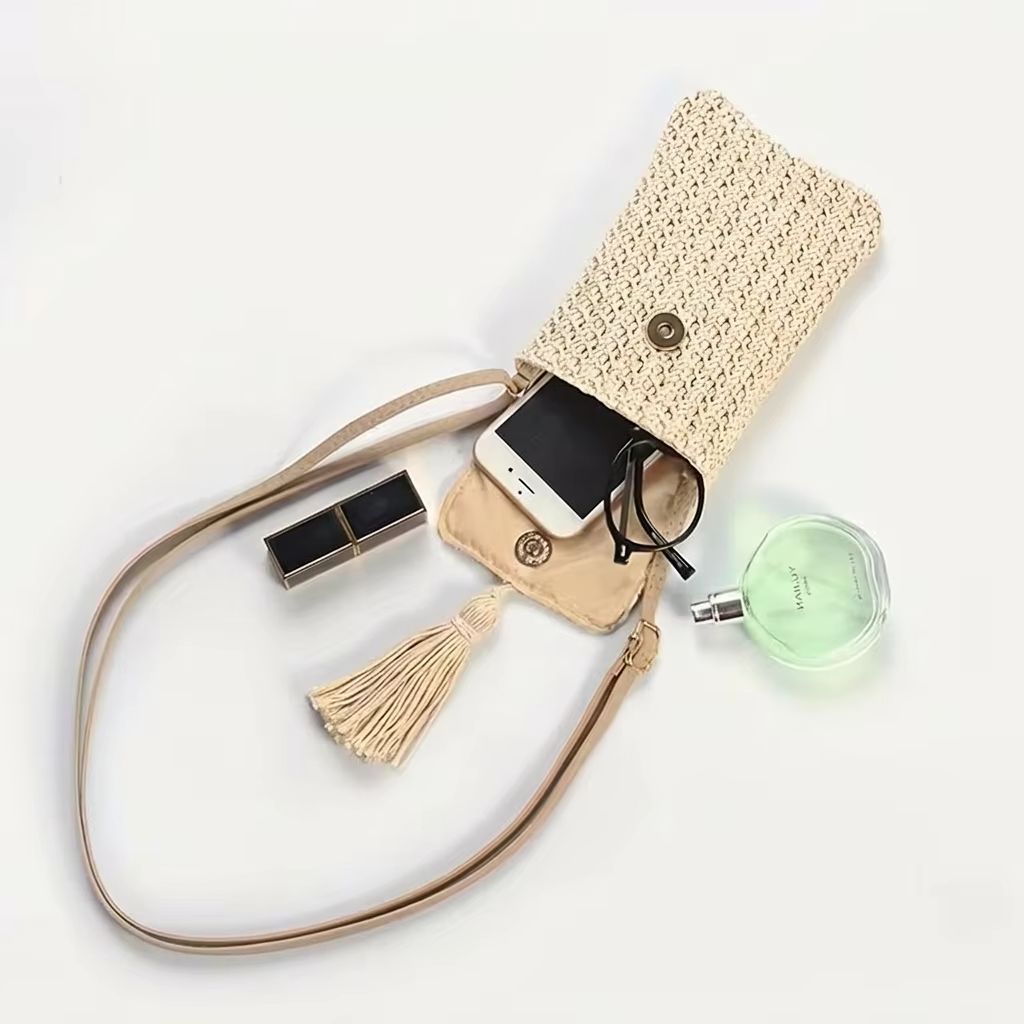 Straw Crossbody Bag Women Mini - Women'S Bags Holiday recension och pris