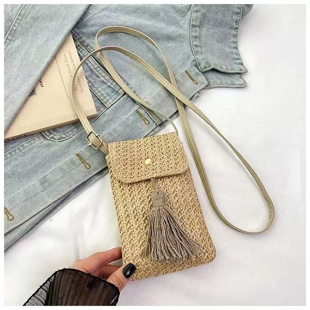Straw Crossbody Bag Women Mini - Women'S Bags Holiday recension och pris