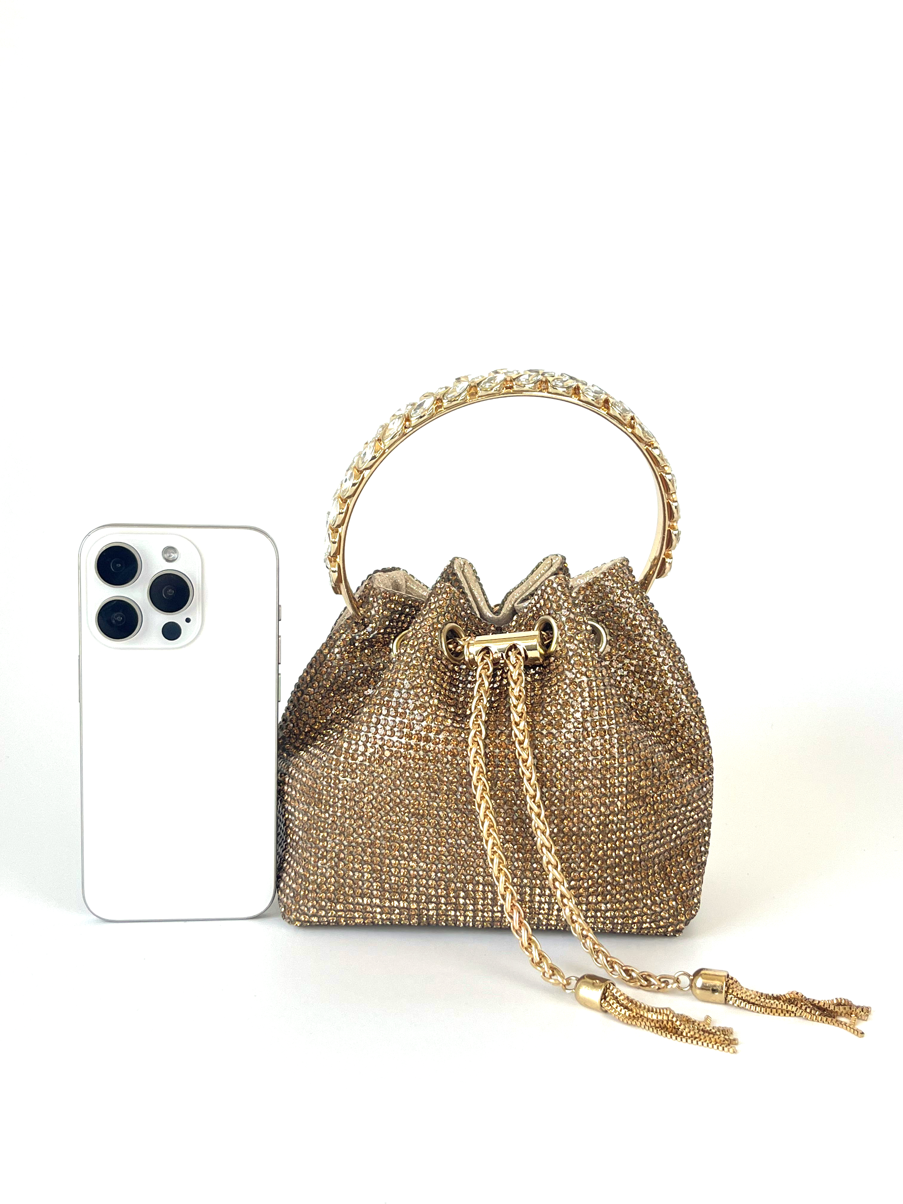 Dinner bag Handle Shining Rhin - Evening Bag Beaded recension och pris