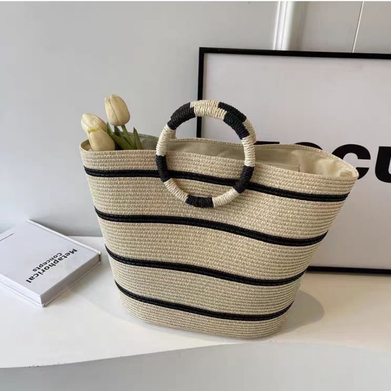 striped Tote grass woven bag s - Women'S Bags Holiday recension och pris