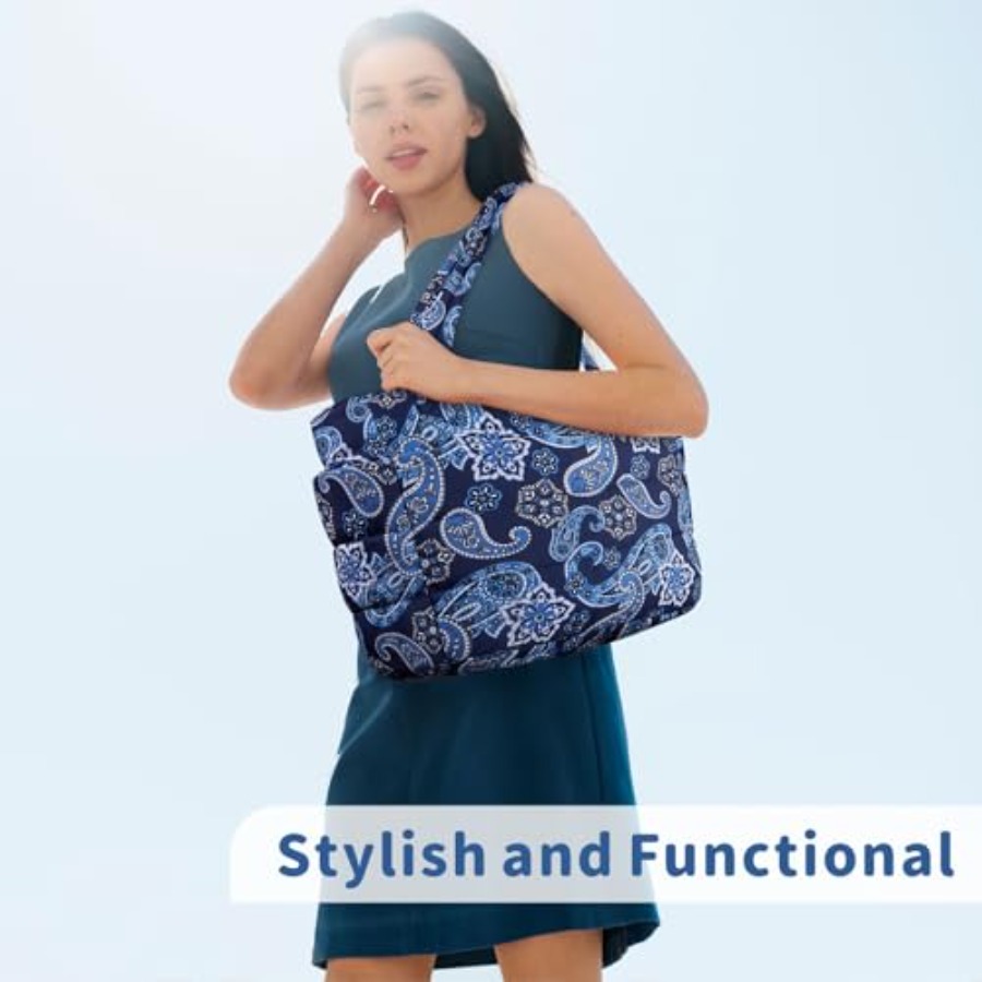 TOPDesign Puffer Tote Bag for  - Women'S Bags For Work recension och pris