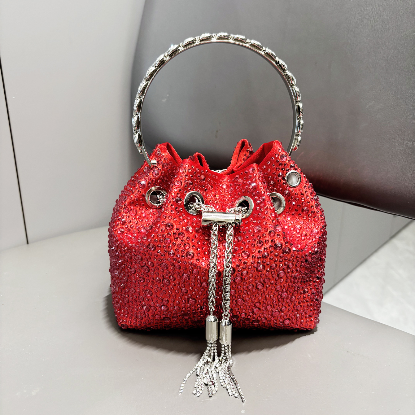 Handle Rhinestones Evening clu - Evening Bag Beaded recension och pris