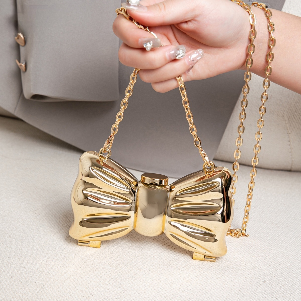 Luxury Fashion Metal Mini Hand - Women Bags Luxury recension och pris